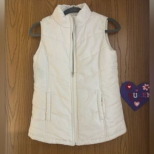 White Puffer Vest